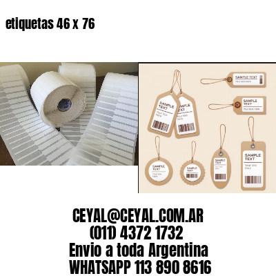 etiquetas 46 x 76