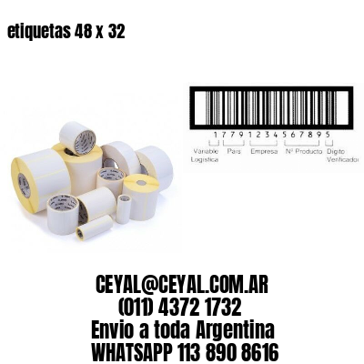 etiquetas 48 x 32