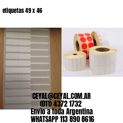etiquetas 49 x 46