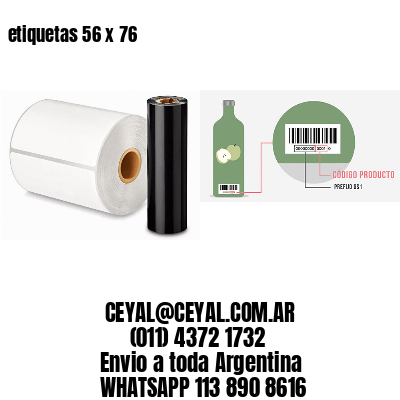 etiquetas 56 x 76