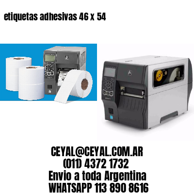 etiquetas adhesivas 46 x 54
