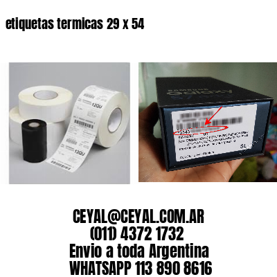 etiquetas termicas 29 x 54