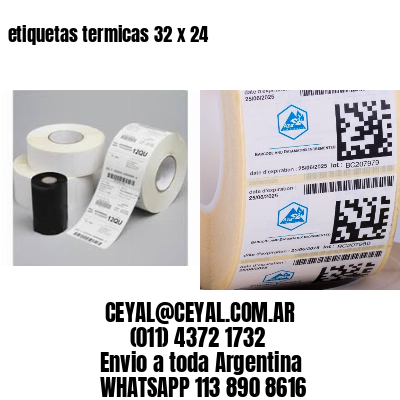 etiquetas termicas 32 x 24