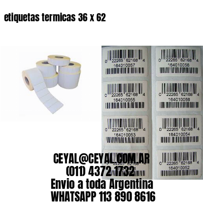 etiquetas termicas 36 x 62