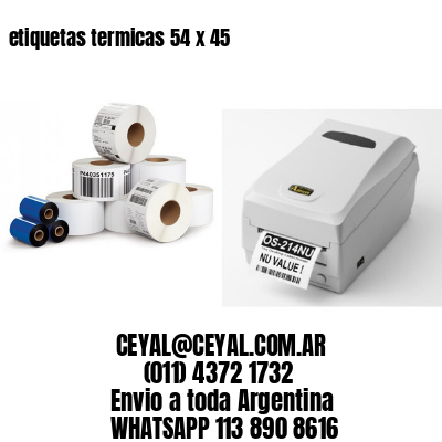 etiquetas termicas 54 x 45