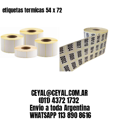 etiquetas termicas 54 x 72