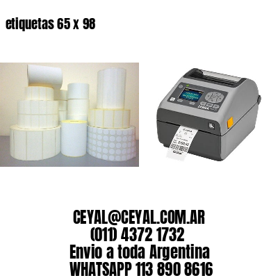 etiquetas 65 x 98