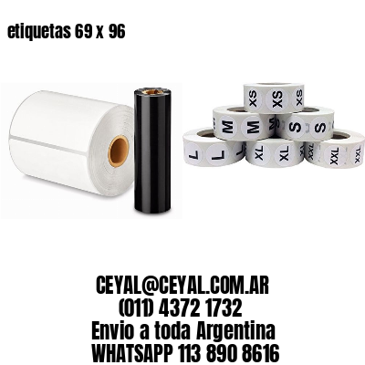 etiquetas 69 x 96