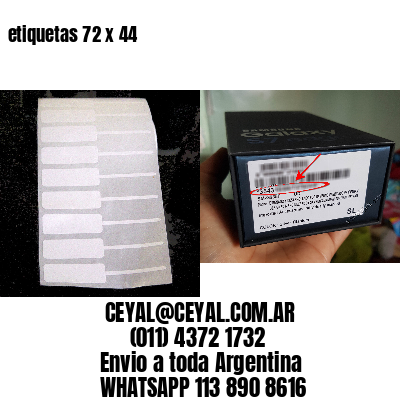 etiquetas 72 x 44