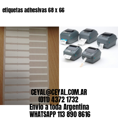 etiquetas adhesivas 68 x 66