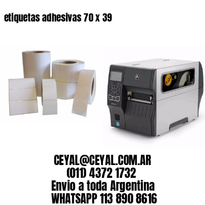etiquetas adhesivas 70 x 39