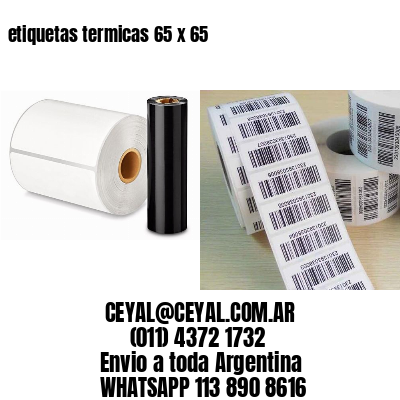 etiquetas termicas 65 x 65