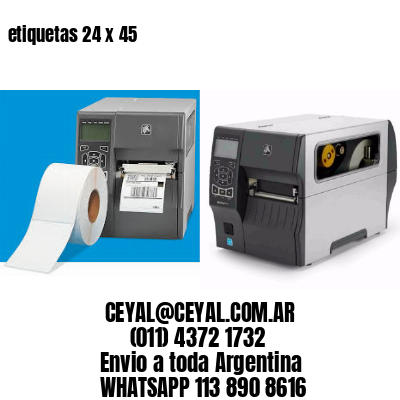 etiquetas 24 x 45