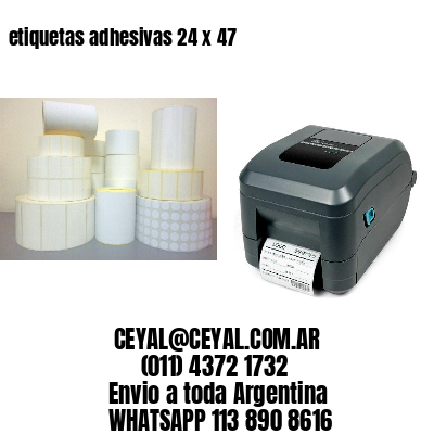 etiquetas adhesivas 24 x 47