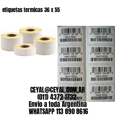 etiquetas termicas 36 x 55