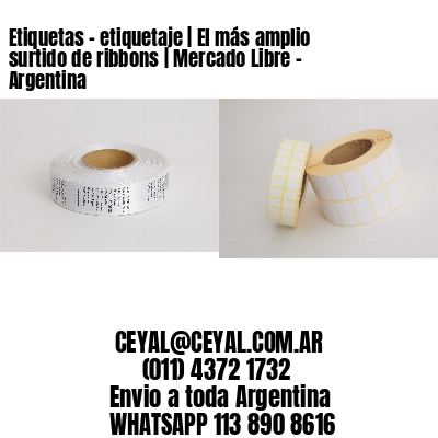 Etiquetas – etiquetaje | El más amplio surtido de ribbons | Mercado Libre – Argentina