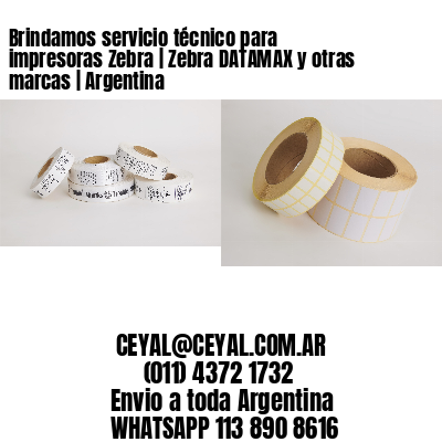 Brindamos servicio técnico para impresoras Zebra | Zebra DATAMAX y otras marcas | Argentina