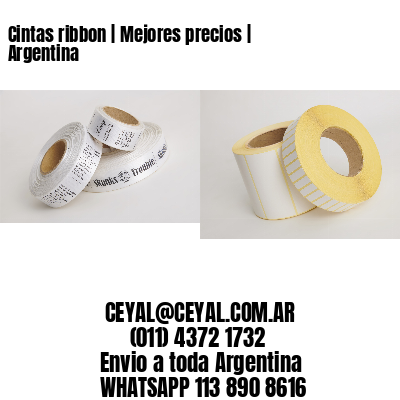 Cintas ribbon | Mejores precios | Argentina