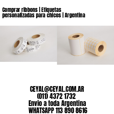 Comprar ribbons | Etiquetas personalizadas para chicos | Argentina