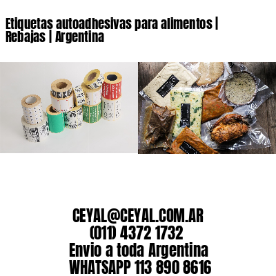 Etiquetas autoadhesivas para alimentos | Rebajas | Argentina