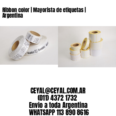 Ribbon color | Mayorista de etiquetas | Argentina