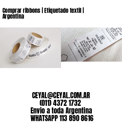 Comprar ribbons | Etiquetado textil | Argentina
