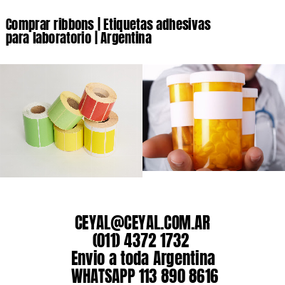 Comprar ribbons | Etiquetas adhesivas para laboratorio | Argentina