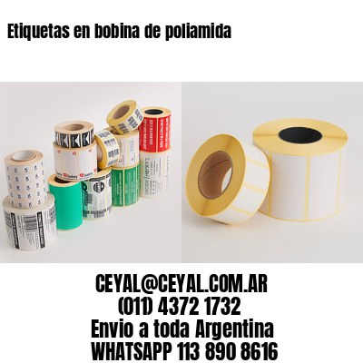 Etiquetas en bobina de poliamida