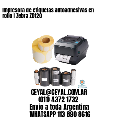 Impresora de etiquetas autoadhesivas en rollo | Zebra ZD120
