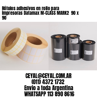 Rótulos adhesivos en rollo para impresoras Datamax M-CLASS MARK2  90 x 90