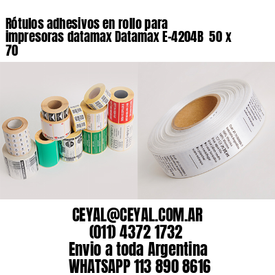 Rótulos adhesivos en rollo para impresoras datamax Datamax E-4204B  50 x 70