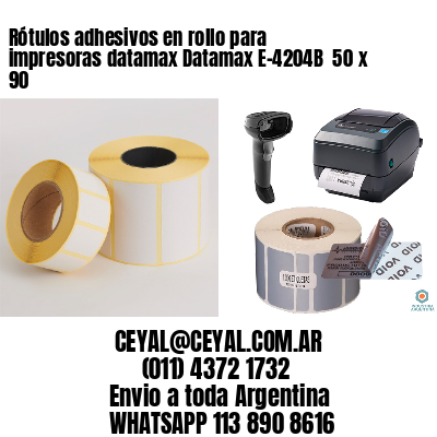 Rótulos adhesivos en rollo para impresoras datamax Datamax E-4204B  50 x 90
