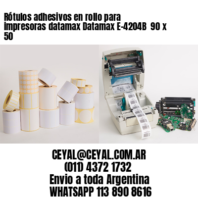 Rótulos adhesivos en rollo para impresoras datamax Datamax E-4204B  90 x 50