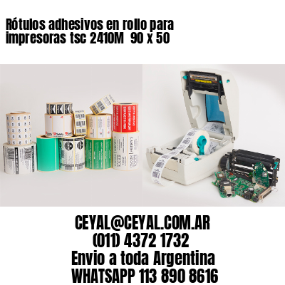 Rótulos adhesivos en rollo para impresoras tsc 2410M  90 x 50