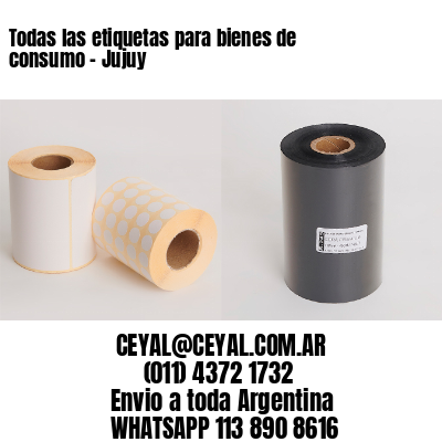 Todas las etiquetas para bienes de consumo – Jujuy