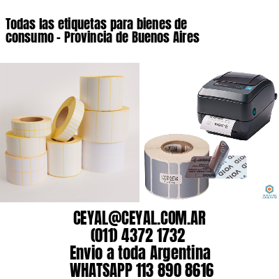 Todas las etiquetas para bienes de consumo – Provincia de Buenos Aires