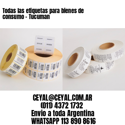 Todas las etiquetas para bienes de consumo – Tucuman
