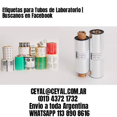 Etiquetas para Tubos de Laboratorio | Buscanos en Facebook