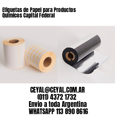 Etiquetas de Papel para Productos Químicos Capital Federal