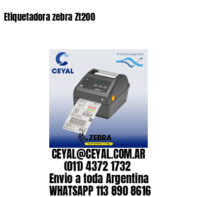 Etiquetadora zebra Zt200