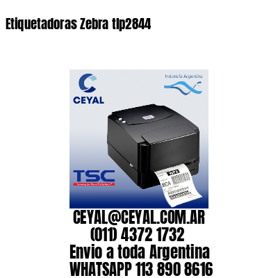 Etiquetadoras Zebra tlp2844