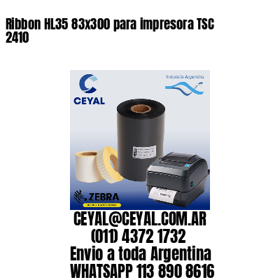 Ribbon HL35 83×300 para impresora TSC 2410