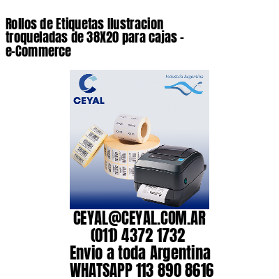 Rollos de Etiquetas Ilustracion troqueladas de 38X20 para cajas – e-Commerce