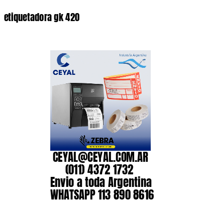 etiquetadora gk 420
