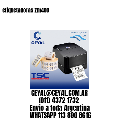 etiquetadoras zm400