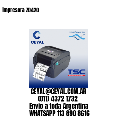 impresora ZD420
