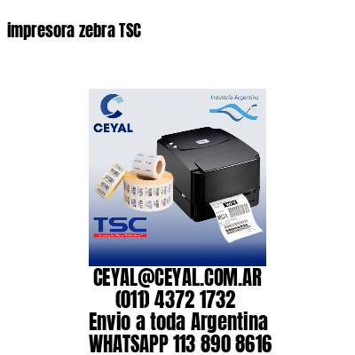 impresora zebra TSC