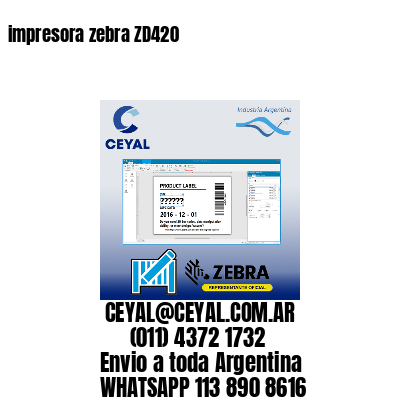 impresora zebra ZD420