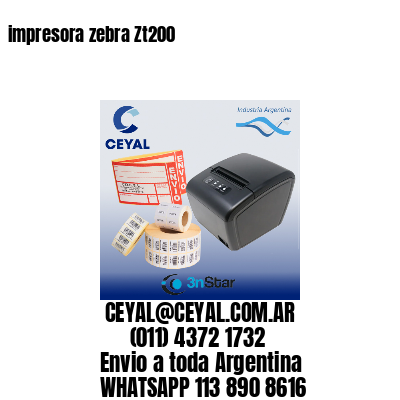 impresora zebra Zt200