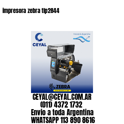 impresora zebra tlp2844